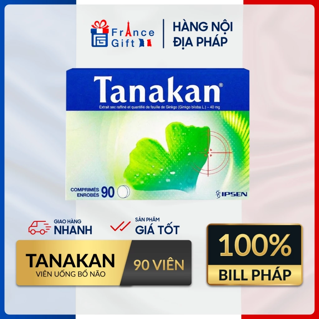 Viên uống bổ não Tanakan 90 viên - Hỗ trợ hệ thần kinh và cải thiện trí nhớ 16 tanacan1 1