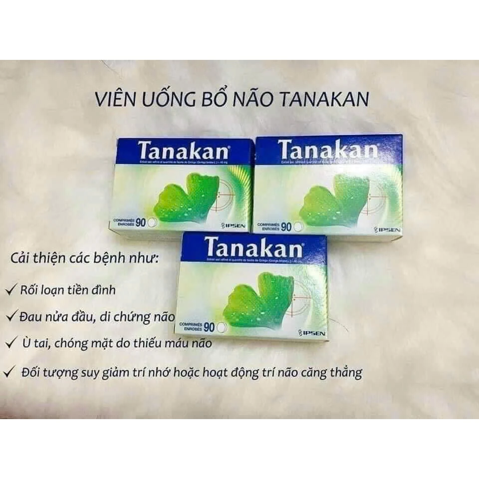 Viên uống bổ não Tanakan 90 viên - Hỗ trợ hệ thần kinh và cải thiện trí nhớ 15 tanacan2