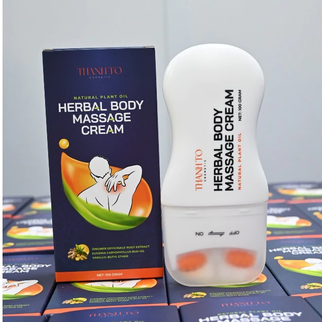 Thanh Lăn Thảo Dược Massage Hỗ Trợ Giảm Nhức Mỏi Cổ Vai Gáy, Kem Dầu Herbal Body | Thanh Tô Cosmetic 100ml 24 thanhlan3