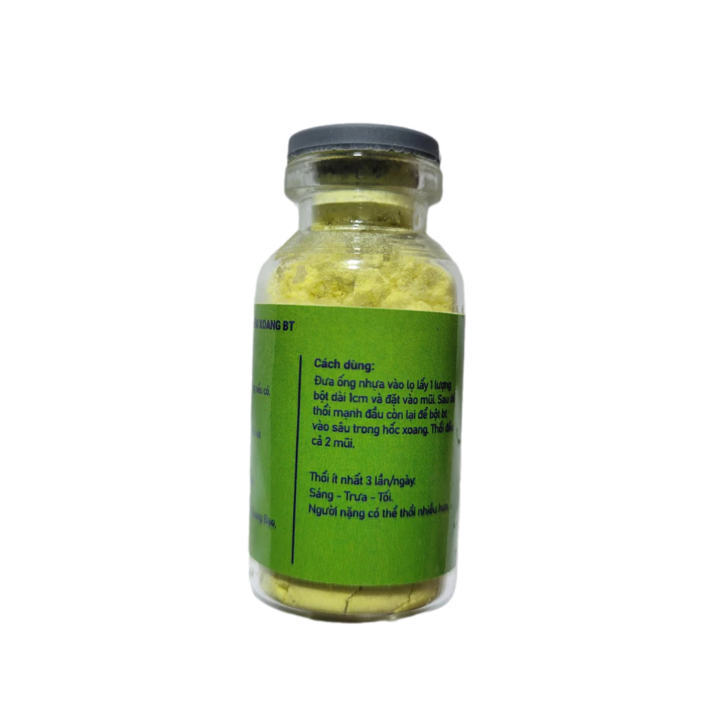 Thổi xoang bt, 1 lọ thổi viêm xoang mũi, hỗ trợ viêm xoang mũi thành phần tự nhiên có sẵn 1 dây thổi 22 thoi4