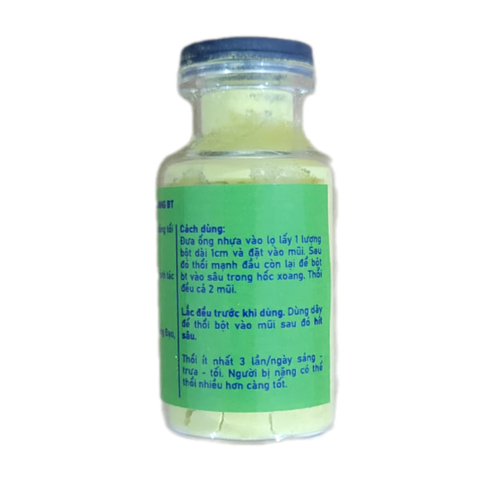Thổi xoang bt, 1 lọ thổi viêm xoang mũi, hỗ trợ viêm xoang mũi thành phần tự nhiên có sẵn 1 dây thổi 19 thoi7