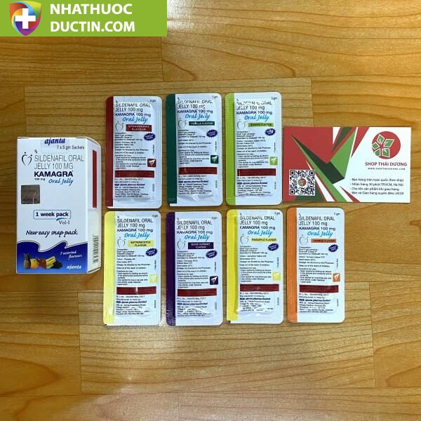Thuốc Tăng Sinh Lý Nam Kamagra 100mg Dạng Thạch Trái Cây mĩ 7 vị - Hàng ấn Độ 2 thuoc tang sinh ly nam kamagra 100mg dang thach trai cay mi 7 vi hang an do