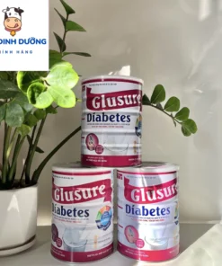Sữa tiểu đường Glusure Diabetes 900g, Sữa cho người tiểu đường, Tiểu đường thai kỳ, Mỡ máu, Đái tháo đường 11 tim4