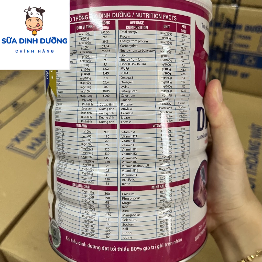 Sữa tiểu đường Glusure Diabetes 900g, Sữa cho người tiểu đường, Tiểu đường thai kỳ, Mỡ máu, Đái tháo đường 14 tim6