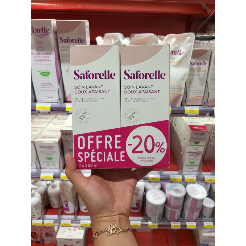 Dung dịch vệ sinh Saforelle 500ml- Nội địa Pháp 17 vesinh2