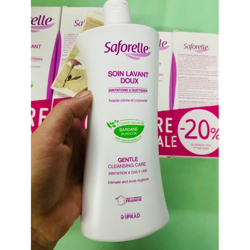 Dung Dịch Vệ Sinh Phụ Nữ Saforelle Soin Lavant Doux 500ml Pháp 25 vet1