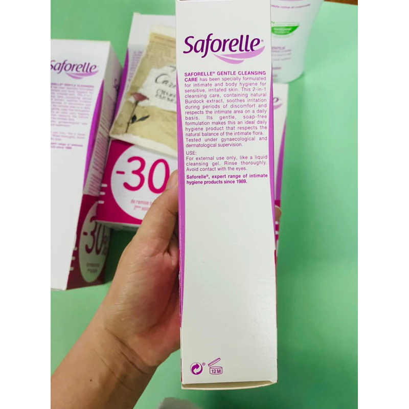 Dung Dịch Vệ Sinh Phụ Nữ Saforelle Soin Lavant Doux 500ml Pháp 21 vet5