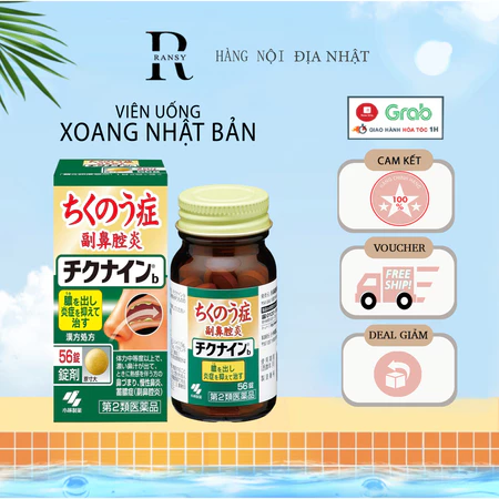 Viên uống xoang Nhật bản Kobayashi Chikunain hàng nội địa Nhật Bản 22