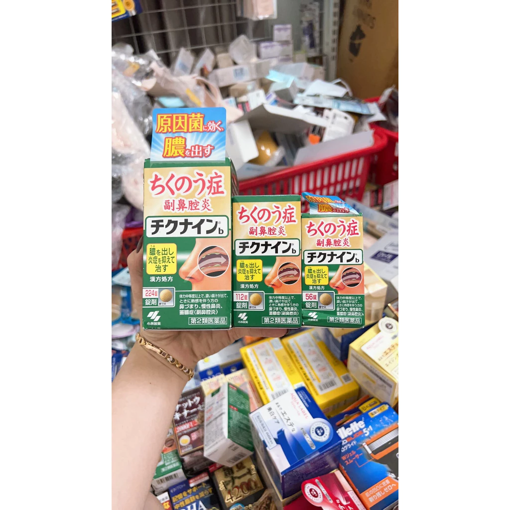 Viên uống xoang Nhật bản Kobayashi Chikunain hàng nội địa Nhật Bản 19