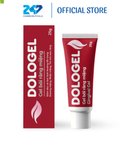 Gel bôi răng miệng Dologel hỗ trợ giảm đau, làm lành viêm loét miệng, nhiệt miệng