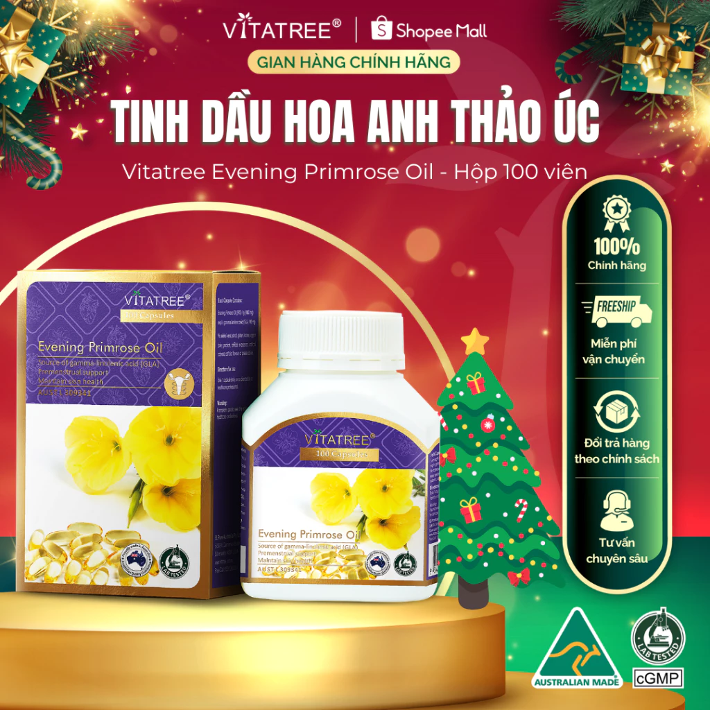 Viên uống Evening Primrose Oil Vitatree hỗ trợ giảm triệu chứng của tiền kinh nguyệt 10 anhthao1