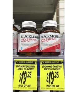 Alternative view of Viên uống Blackmores Cholesterol Health Úc giảm mỡ máu, cân bằng cholesterol 60 viên
