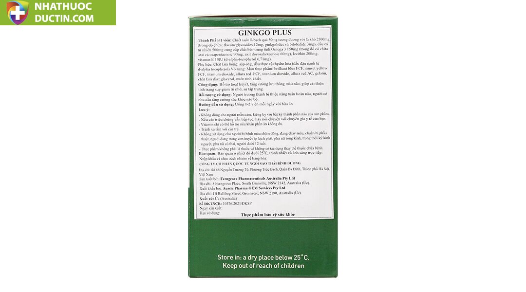 bo nao aussia ginkgo plus hop 120v 5