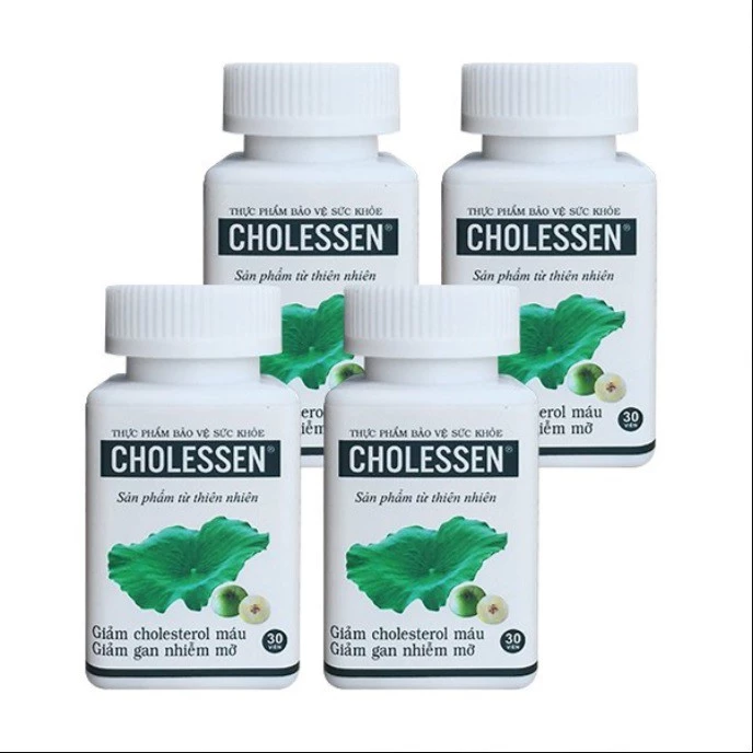 Hàng Chính hãng- Cholessen- Hạ mỡ máu, giảm gan nhiễm mỡ, men gan cao 9 colagen5