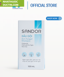 Dầu gội Sandor Dầu gội trị gàu, giảm nấm ngứa, làm sạch da đầu 100ml 8 daugoisando4