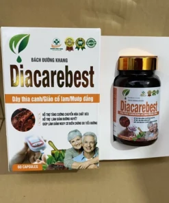Alternative view of Viên uống Hạ đường huyết hoa đà BÁCH ĐƯỜNG KHANG Diacarebest-Dây thìa canh-Hộp 60 viên