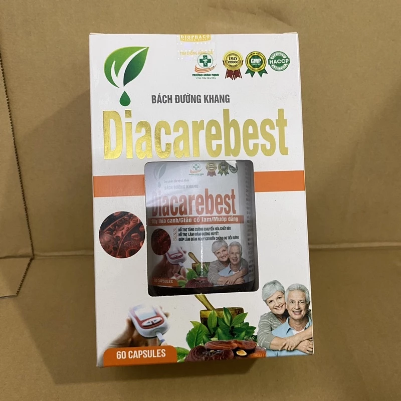 Viên uống Hạ đường huyết hoa đà BÁCH ĐƯỜNG KHANG Diacarebest-Dây thìa canh-Hộp 60 viên 9 duonghuyet2