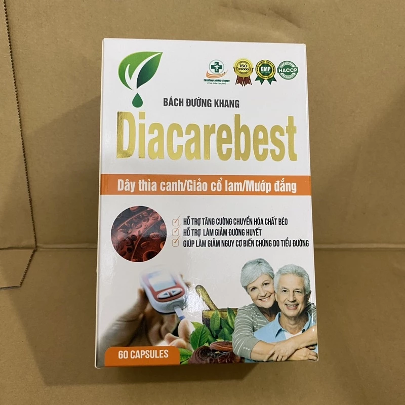 Viên uống Hạ đường huyết hoa đà BÁCH ĐƯỜNG KHANG Diacarebest-Dây thìa canh-Hộp 60 viên 8 duonghuyet3