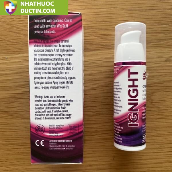 Gel Bôi Trơn Se Khít Âm Đạo Wet Stuff Ignight Tăng Khoái Cảm Cho Nữ Chai 30ml 2 gel boi tron se khit am dao wet stuff ignight tang khoai cam cho nu chai 30ml