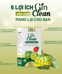 Alternative view of Đốt Mỡ Siết Cơ GINCLEAN - Viên Uống Giảm Cân MONICA - Giảm Cân Cấp Tốc USA 30 viên CHÍNH HÃNG