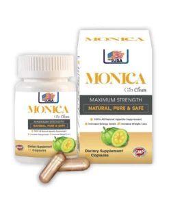 Đốt Mỡ Siết Cơ GINCLEAN - Viên Uống Giảm Cân MONICA - Giảm Cân Cấp Tốc USA 30 viên CHÍNH HÃNG