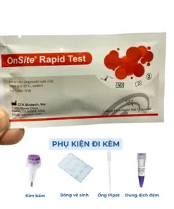Bộ xét nghiệm HIV phát hiện sớm Combo Ag/Ab hãng CTK Mỹ (che tên sản phẩm)