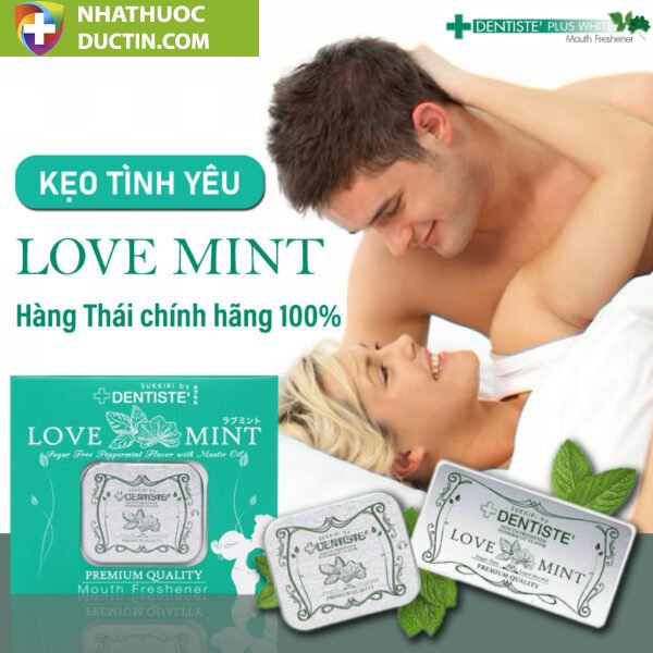 Kẹo Phòng The Bạc Hà Dentiste Sukkiri Love Mint Nhật Bản – Kẹo Dentiste Quan Hệ Miệng Phê 11 keongam3
