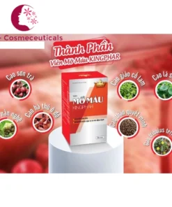 Alternative view of Viên Uống Giảm Mỡ Máu Kingphar Giúp Hạ Mỡ Máu, Điều Hòa Cholesterol, Giảm Xơ Vữa Động Mạch - Hộp 40 Viên