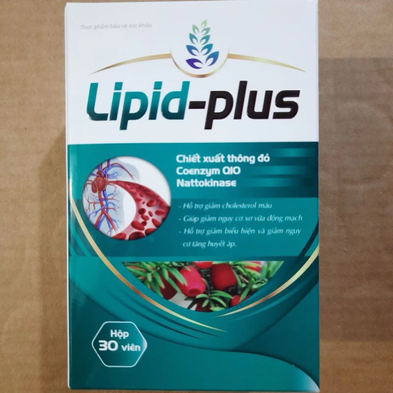 Viên uống Lipid Plus hỗ trợ giảm Cholesterol, mỡ trong máu 7 lipid
