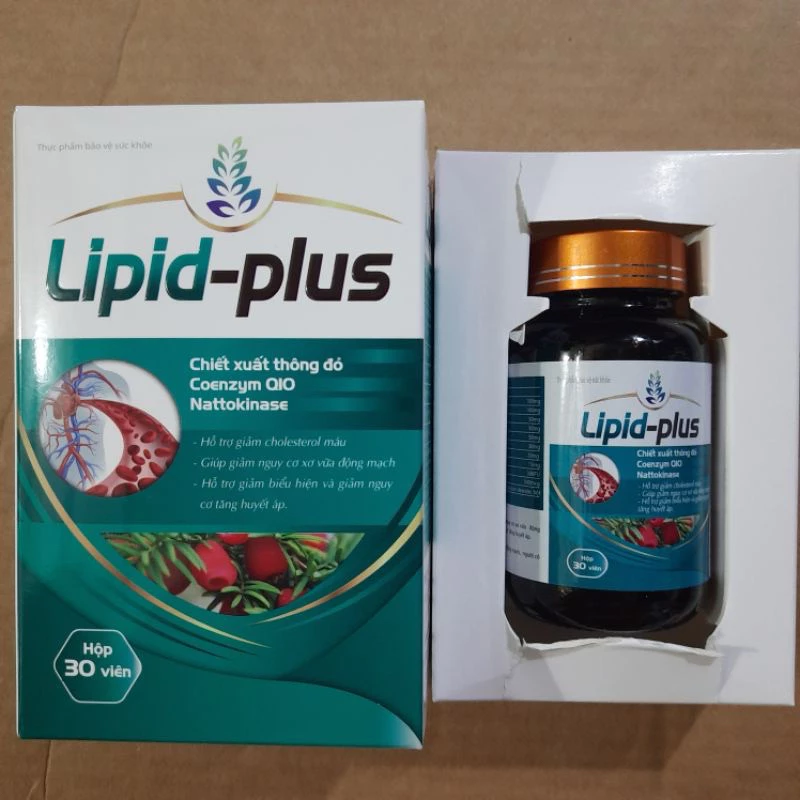 Viên uống Lipid Plus hỗ trợ giảm Cholesterol, mỡ trong máu 8 lipid2