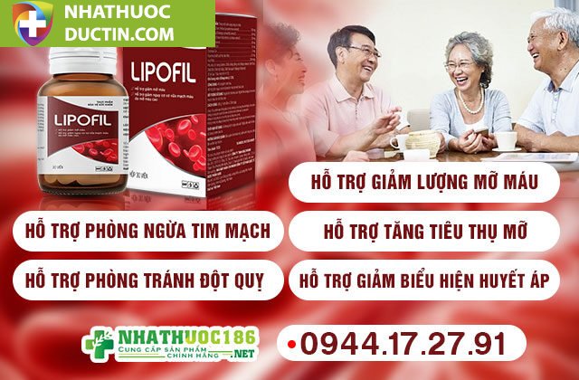 Lipofil giảm mỡ máu, ổn định huyết áp, tránh đột quỵ 12 lipofil 3