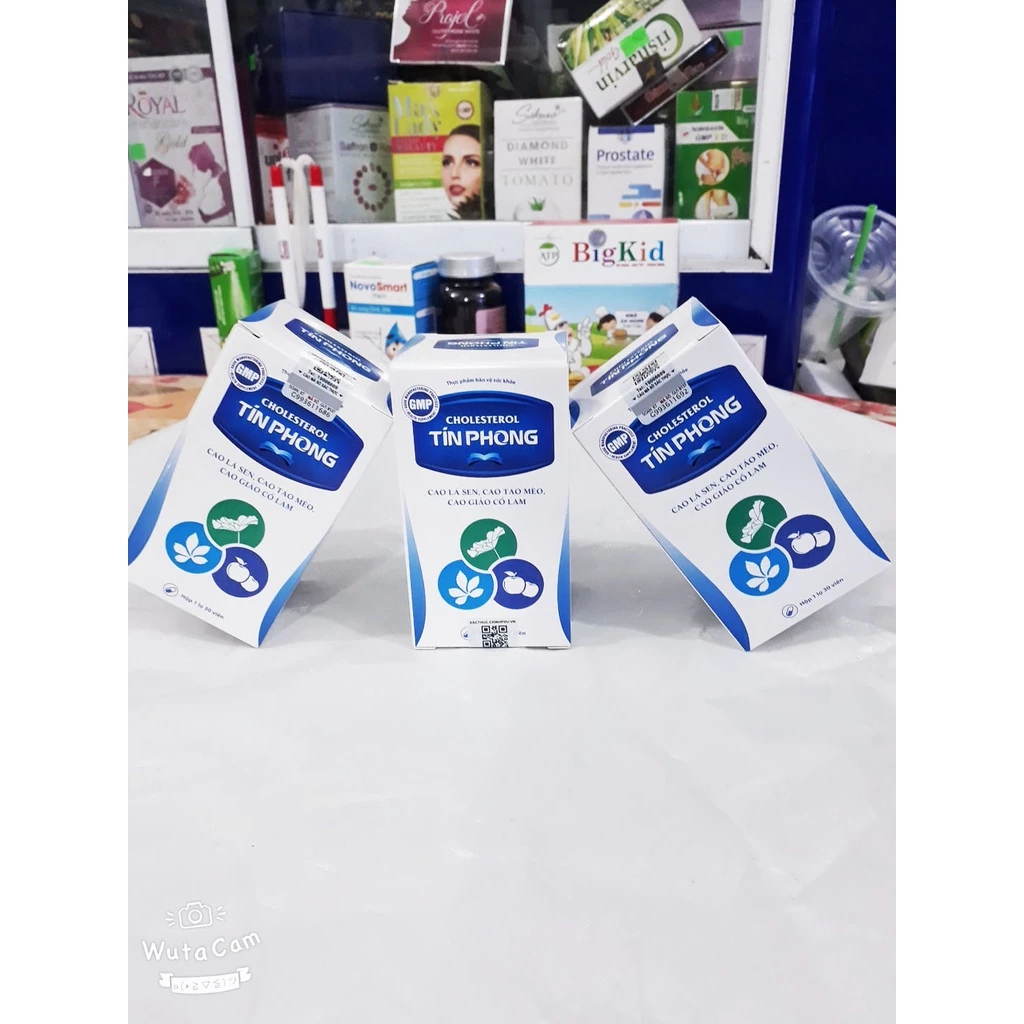 Viên uống mỡ máu CHOLESTEROL TÍN PHONG, hỗ trợ giảm mỡ máu, giảm nguy cơ xơ vữa động mạch và nguy cơ tăng huyết áp 16 mau2 3