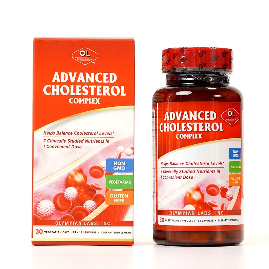 Viên Uống Hỗ Trợ Giảm Mỡ Máu OLYMPIAN LABS Advanced Cholesterol Complex 30 Viên 1 Viên Uống Hỗ Trợ Giảm Mỡ Máu OLYMPIAN LABS Advanced Cholesterol Complex 30 Viên
