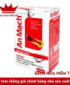 Viên uống Giảm mỡ máu An Mạch Hoàng Liên , gan nhiêm mỡ, giảm béo hiệu quả - thành phần 100% thảo dược 5 momau2