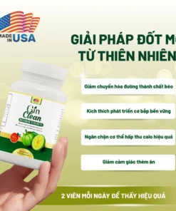 Đốt Mỡ Siết Cơ GINCLEAN - Viên Uống Giảm Cân MONICA - Giảm Cân Cấp Tốc USA 30 viên CHÍNH HÃNG 15 monica3