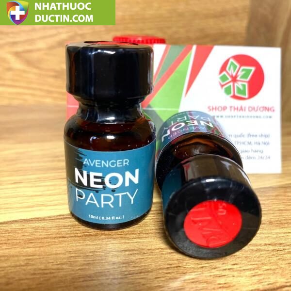 popper neon party xanh 10ml chinh hang my pwd cho top bot