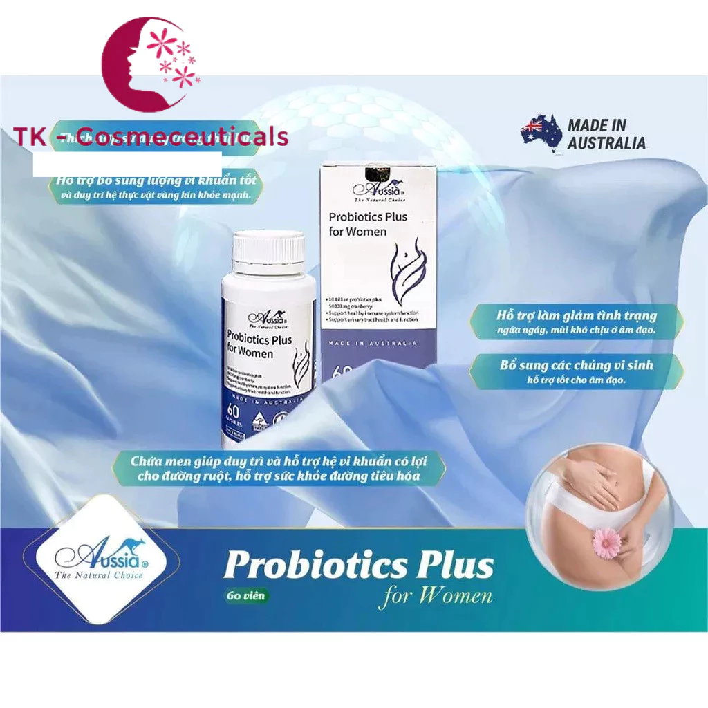 Men Vi Sinh Aussia Probiotics Plus For Women Bổ Sung Lợi Khuẩn Phòng Ngừa Viem Nhiễm Phụ Khoa - 60 Viên 9 pro2