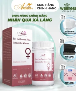 Alternative view of Tinh chất mầm đậu nành Aussia Soy Isoflavones Plus Calcium for Women điều hoà nội tiết nữ ,đẹp da, nở ngực