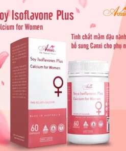 Tinh chất mầm đậu nành Aussia Soy Isoflavones Plus Calcium for Women điều hoà nội tiết nữ ,đẹp da, nở ngực