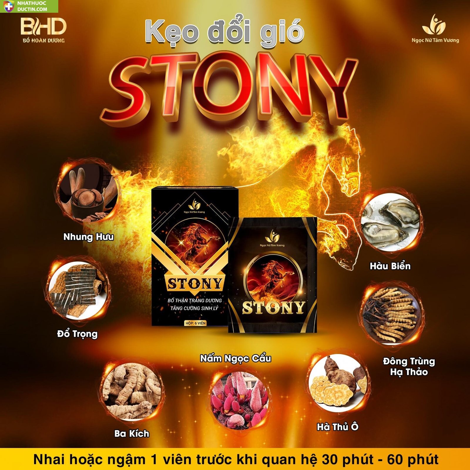 Kẹo ngậm Stony – Hỗ trợ sinh lý nam giới 20 thanhphankeostony ozjuq