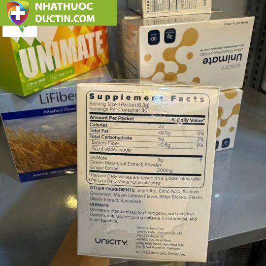 UNIMATE VỊ CHANH GỪNG CHÍNH HÃNG GIÁ TỐT 25 unimate3