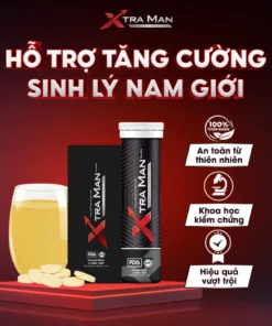 Viên Sủi Xtraman Black (12 Viên) Tăng Cường Sức Khỏe Nam Giới, Hỗ Trợ Bổ Thận Tráng Dương 11 xtraman1 1
