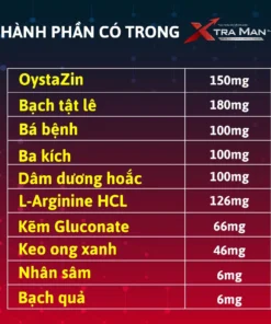 Viên Sủi Xtraman Black (12 Viên) Tăng Cường Sức Khỏe Nam Giới, Hỗ Trợ Bổ Thận Tráng Dương 13 xtraman5