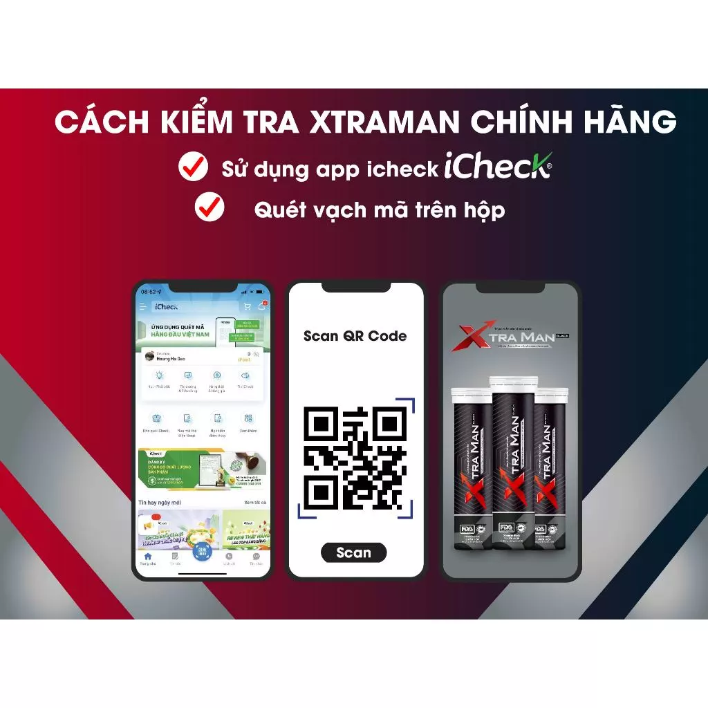 Viên Sủi Xtraman Black (12 Viên) Tăng Cường Sức Khỏe Nam Giới, Hỗ Trợ Bổ Thận Tráng Dương 16