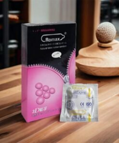 Bao Cao Su Gân Gai Siêu Mỏng Romax 3D Khoá Kéo - Hộp 12 Cái Bcs