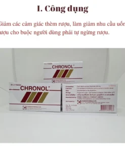 Viên uống hỗ trợ cai rượu hiệu quả Chronol - Chính hãng Thái Lan 9 cairuou2