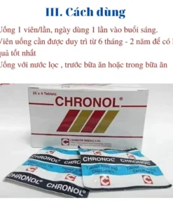 Viên uống hỗ trợ cai rượu hiệu quả Chronol - Chính hãng Thái Lan 11 cairuou4