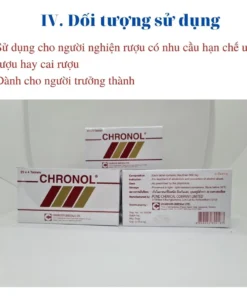 Viên uống hỗ trợ cai rượu hiệu quả Chronol - Chính hãng Thái Lan 12 cairuou5