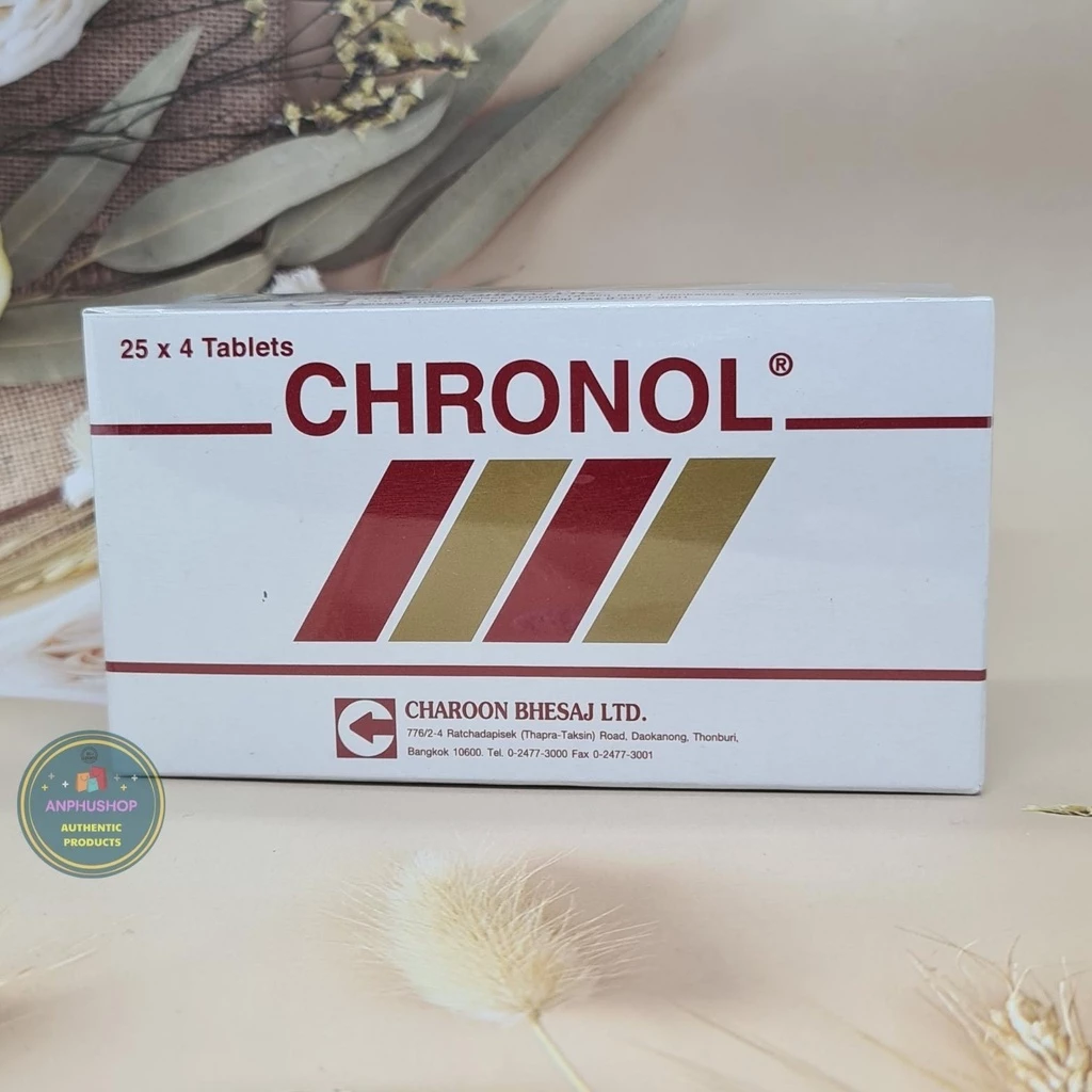 Viên uống hỗ trợ cai rượu hiệu quả Chronol - Chính hãng Thái Lan 20 cairuou6