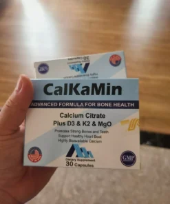 Alternative view of Calkamin - Bổ sung Canxi và vitamin K2, vitamin D3 cho cơ thể, hỗ trợ xương, răng chắc khoẻ - Hộp 30 viên
